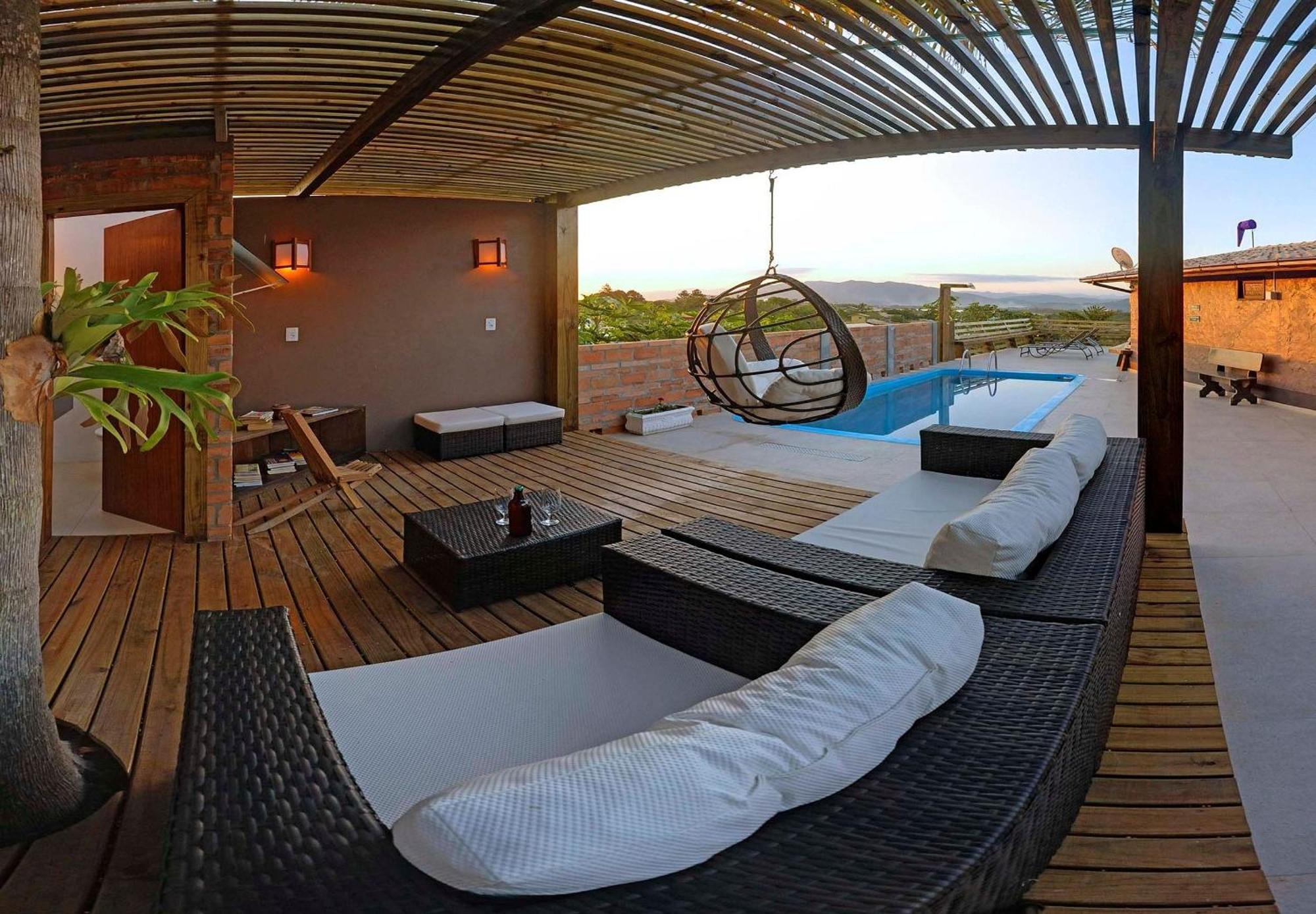 Pousada Bangalôs do Rosa com VISTA PANORÂMICA - Bangalôs com HIDROMASSAGEM, LAREIRA e PISCINA Praia do Rosa Exterior foto
