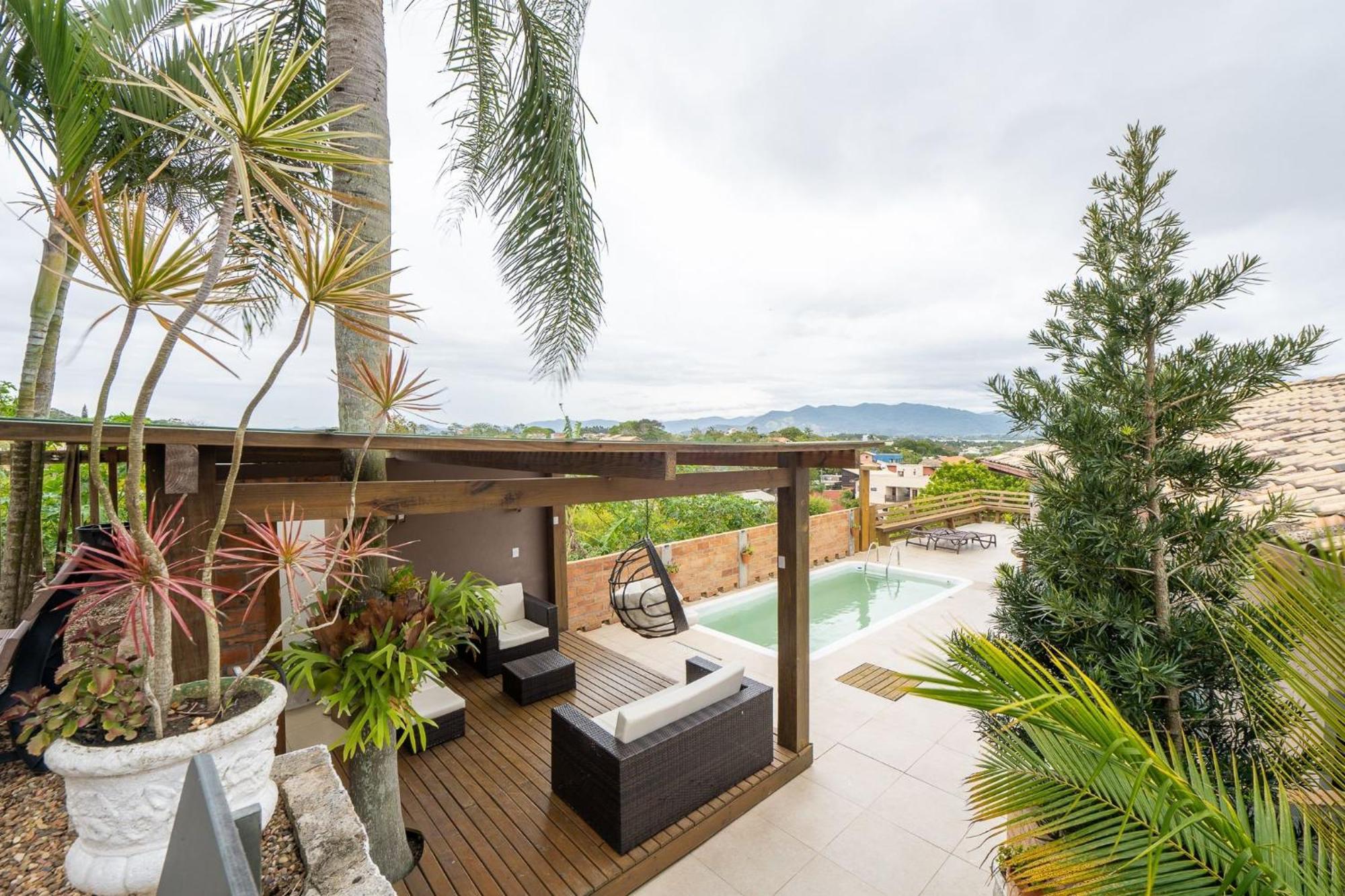 Pousada Bangalôs do Rosa com VISTA PANORÂMICA - Bangalôs com HIDROMASSAGEM, LAREIRA e PISCINA Praia do Rosa Exterior foto