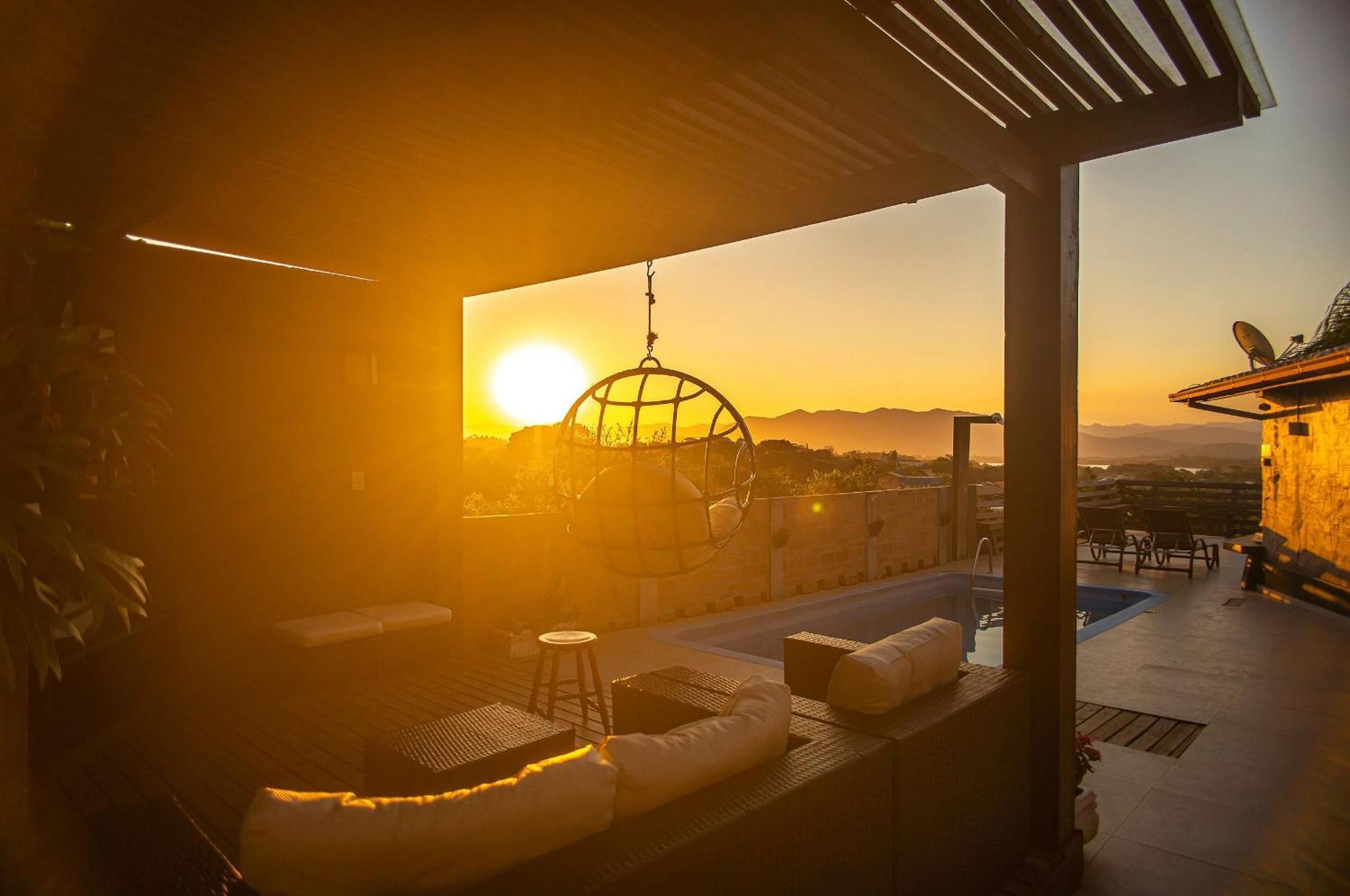 Pousada Bangalôs do Rosa com VISTA PANORÂMICA - Bangalôs com HIDROMASSAGEM, LAREIRA e PISCINA Praia do Rosa Exterior foto